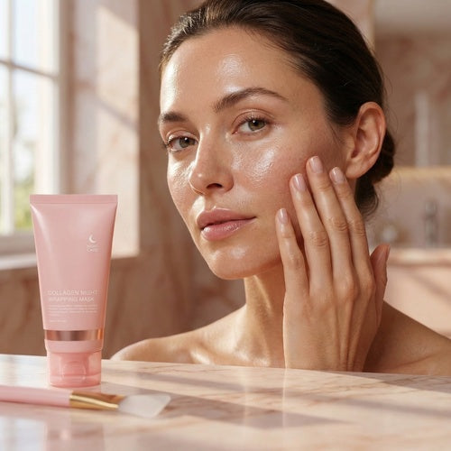 LYMEA Overnight Glow Ritual - Masque collagène effet peau lisse au réveil