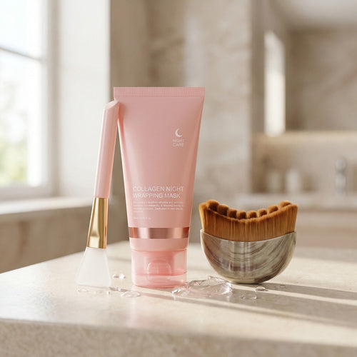 LYMEA Overnight Glow Ritual - Masque collagène effet peau lisse au réveil